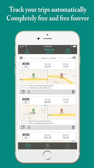 MileLogger - Mileage tracker Screenshot