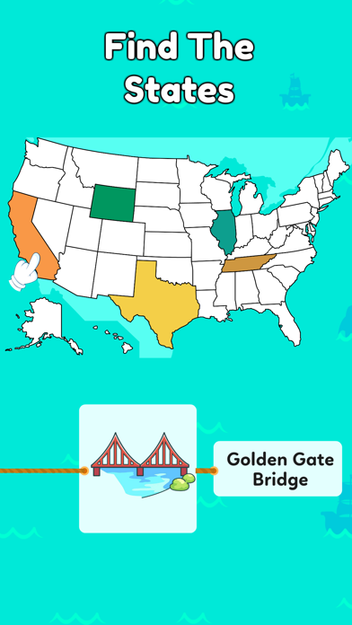 USA Map: Kids Geography Games Screenshot