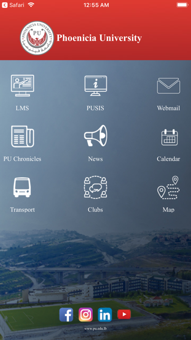 Screenshot 1 of Phoenicia University App