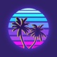 Vaporwave - 1980s Picture Arts app icon - Photo & Video app for iPhone