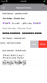 Fancy Text Symbols screenshot