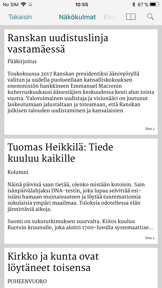 Turun Sanomat näköislehti screenshot
