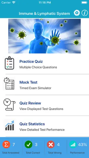 Human Immune System Quiz screenshot 1