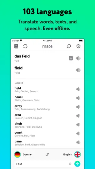 Mate Translate – AI Translator iPhone-skjermbilde 1