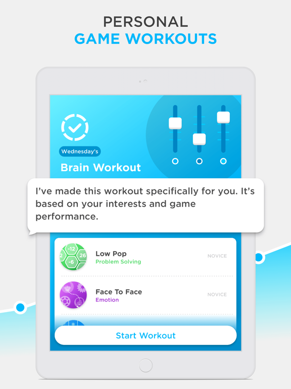 Peak - Brain Training iPad screenshot 6 - Education app