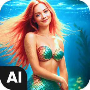 Mermaid Video Effect: Mermaid icon