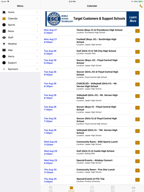 Screenshot #6 pour Jasper High School Athletics