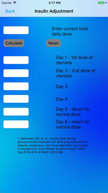 Perinatal Calculators