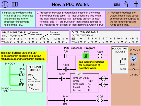 Screenshot #4 pour PLC Simulator, PLC Trainer