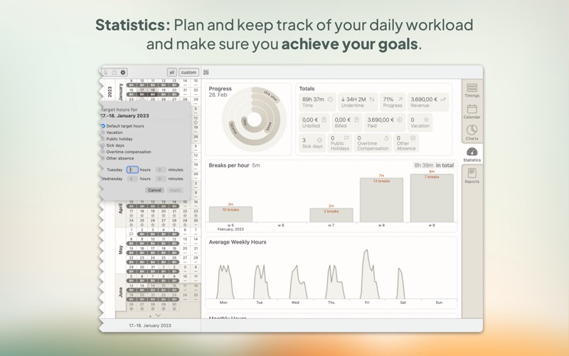 Timeframe | Time Tracking Screenshot