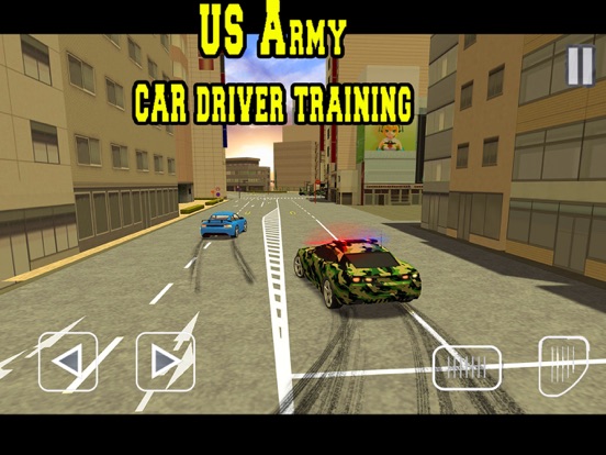 GT Army Cop Chase Car Driving iPad screenshot