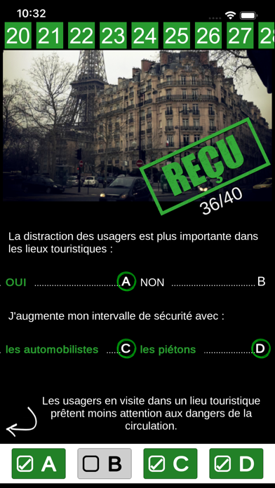 Screenshot #3 pour Examen Permis Moto - Code ETM
