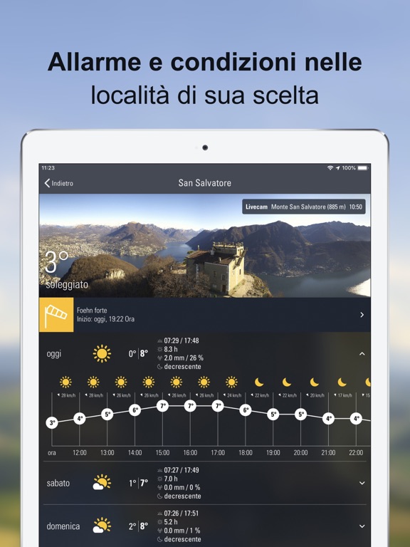 Screenshot #4 pour Alarme Météo : Temps Suisse