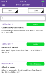 CWS Parent Portal screenshot