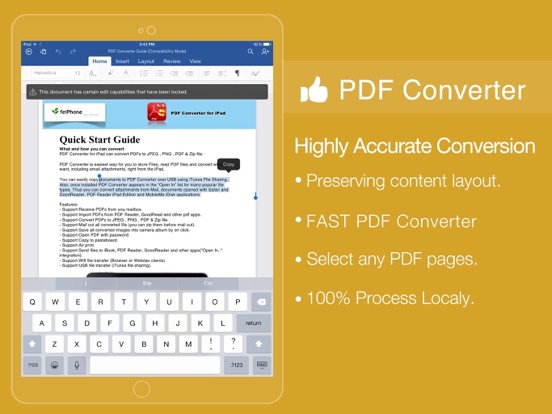 Screenshot #4 pour PDF Convertisseur - Flyingbee