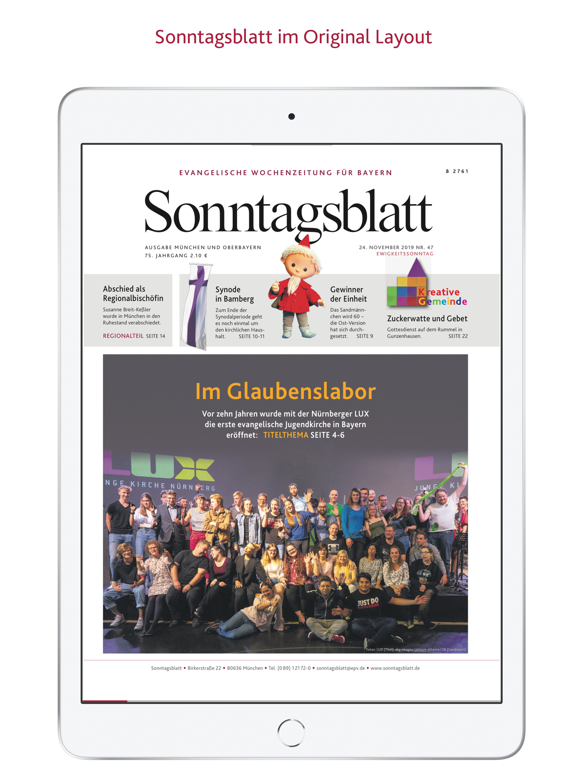 Sonntagsblatt 360° Evangelisch