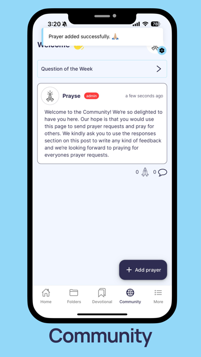 Prayse - Prayer Journal Screenshot