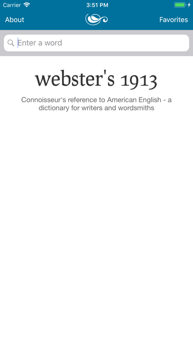 Webster's 1913 iPhone screenshot 1 - Education app