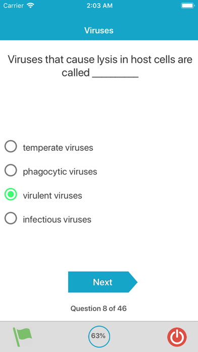 Screenshot #3 pour Medical Microbiology Quiz