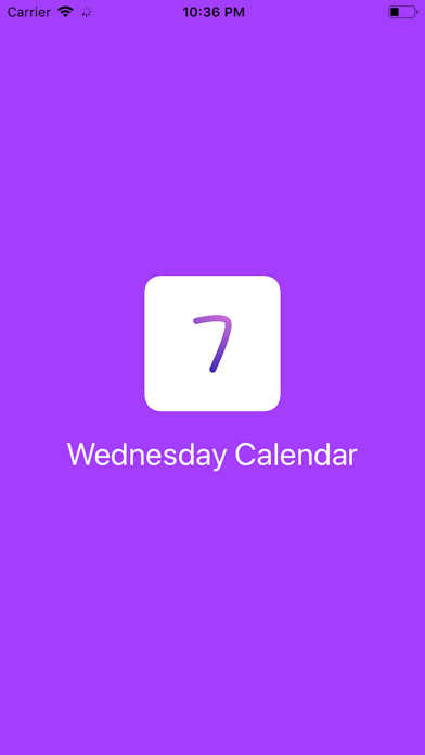 Wednesday app screenshot