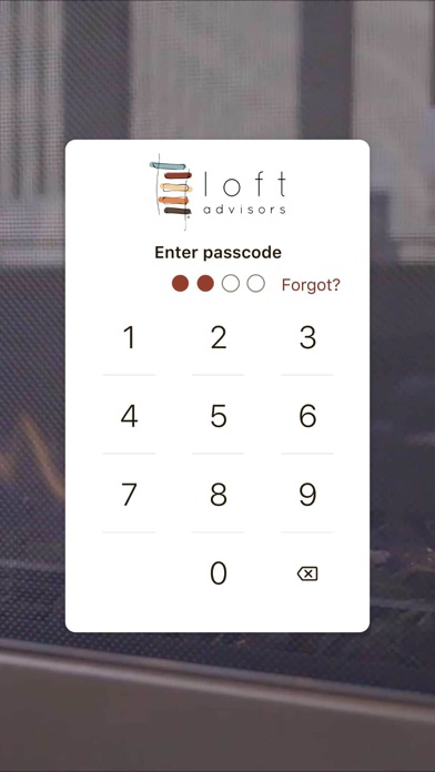 Loft Advisors iPhone screenshot 1 - Finance app