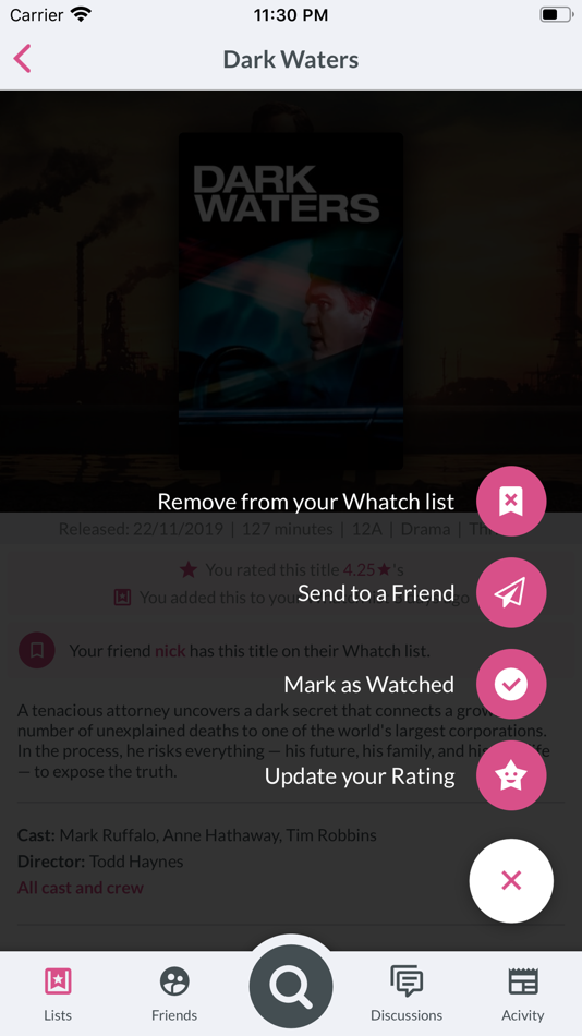 #4. Whatch (iOS) 由: Alex Borton