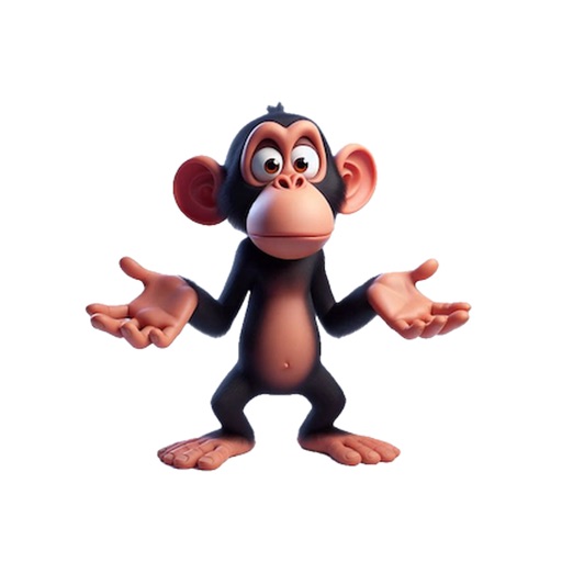 Goofy Chimp Stickers icon