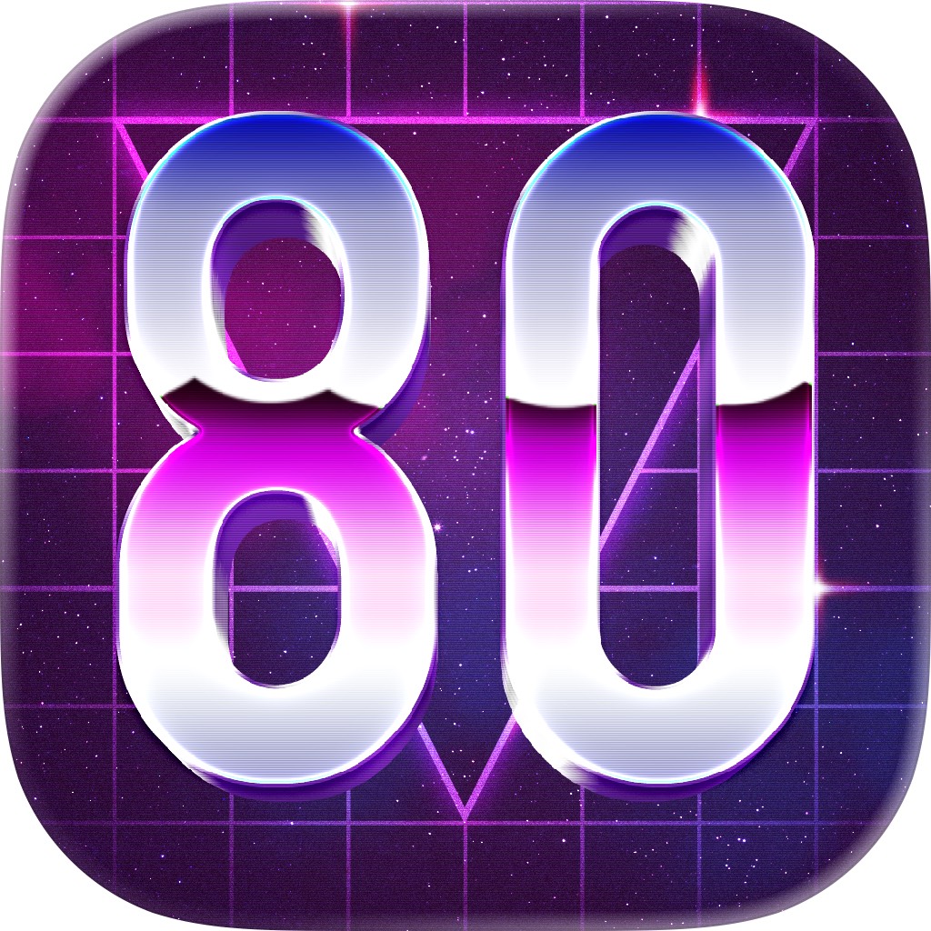 Apple App Store cover for 80s Radio+