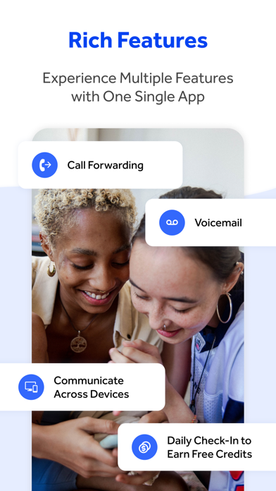 WePhone: 2nd Phone &WiFi Calls Screenshot