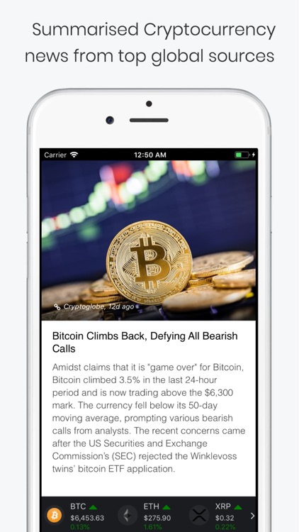 CryptoShorts - Crypto News App