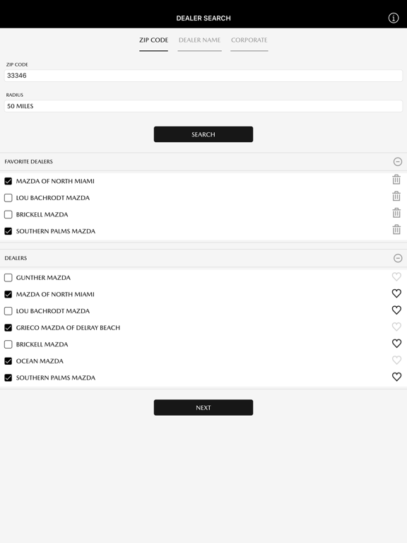 App screenshot