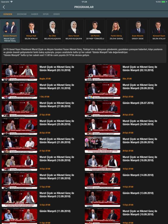 24 TV iPad screenshot 4 - News app