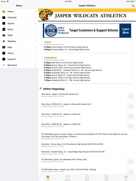 Screenshot #5 pour Jasper High School Athletics