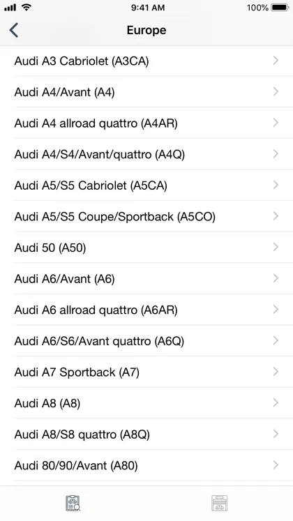 Screenshot 5 di 6 di Car parts for Audi - diagrams