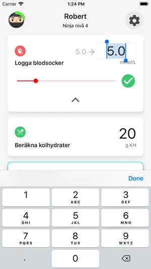 DiabetesNinja screenshot 2