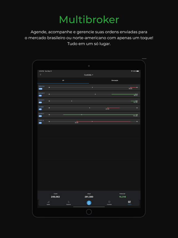TradeMap: Acompanhe suas ações iPad screenshot 5 - Finance app