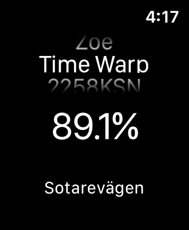 Apple Watch screenshot