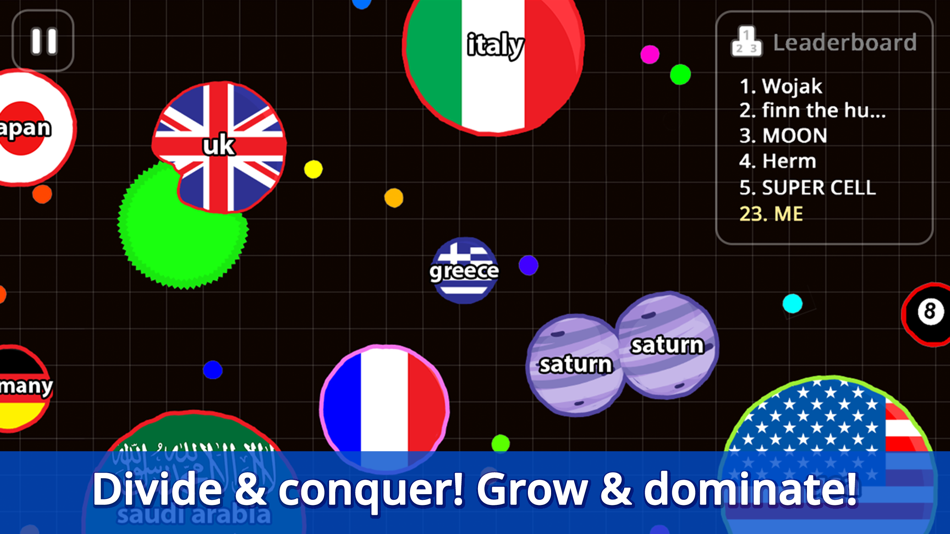 #2. Agar.io (iOS) Podle: Miniclip.com