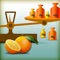 Thanks to this game, kids will learn how to use a scale by weighing fruits with different masses