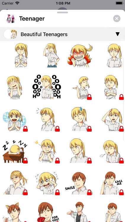 Teen Emoji Stickers screenshot-6