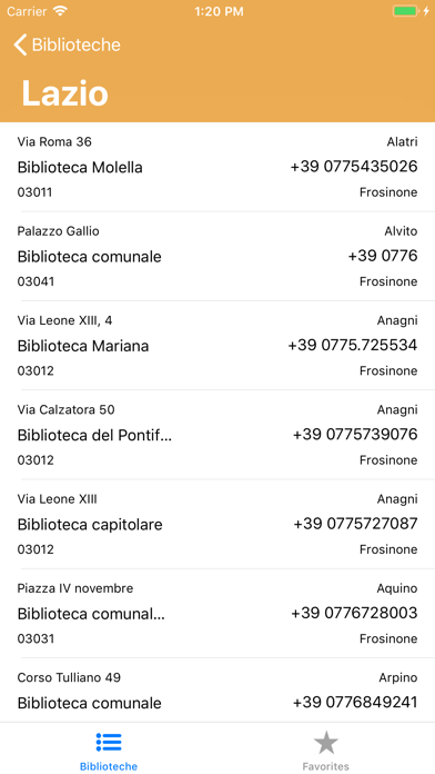 Screenshot #2 pour Biblioteche