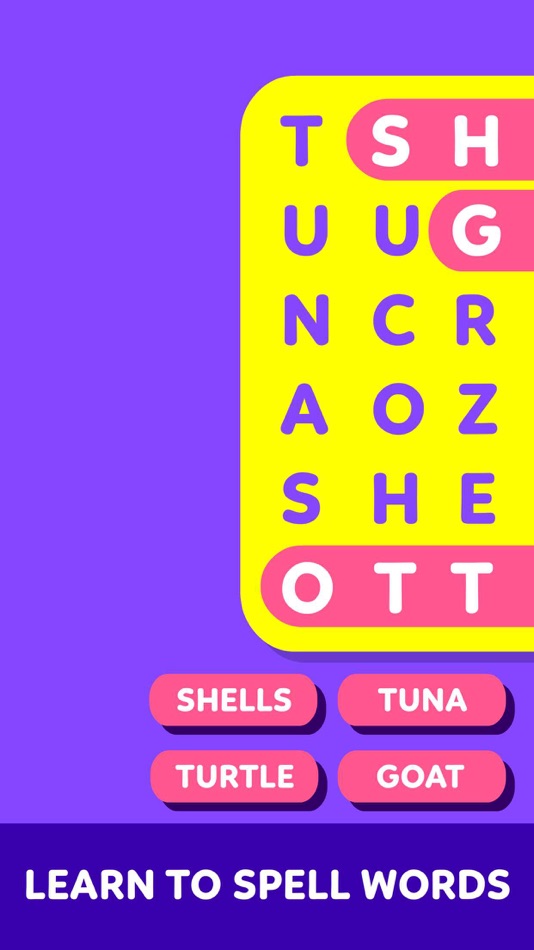 #2. Kids Word Search Games Puzzles (iOS) By: IDZ Digital Private Limited