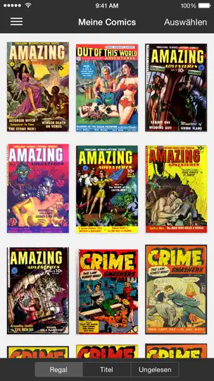 Screenshot von IComics auf dem iPhone 2