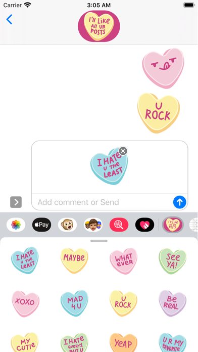 Screenshot #2 pour Fun Candy Hearts!