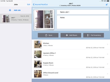 Assured PackOut™ iPad screenshot