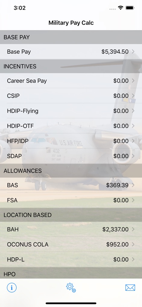 Military Pay Calc - Finance App | MWM