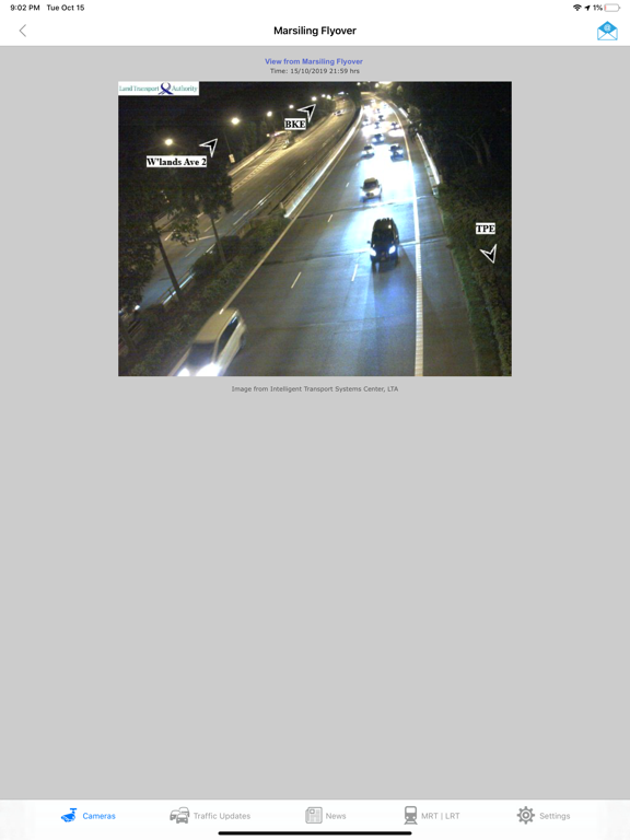 SG Traffic Cameras & Updates iPad screenshot 5 - Travel app