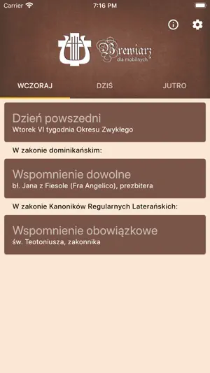Brewiarz screenshot 2