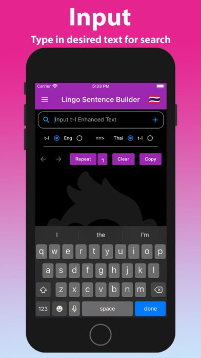Thai Language: Lingo TH Screenshot