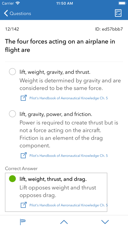 #3. Private Pilot Test Prep (iOS) 由: Sporty's Pilot Shop